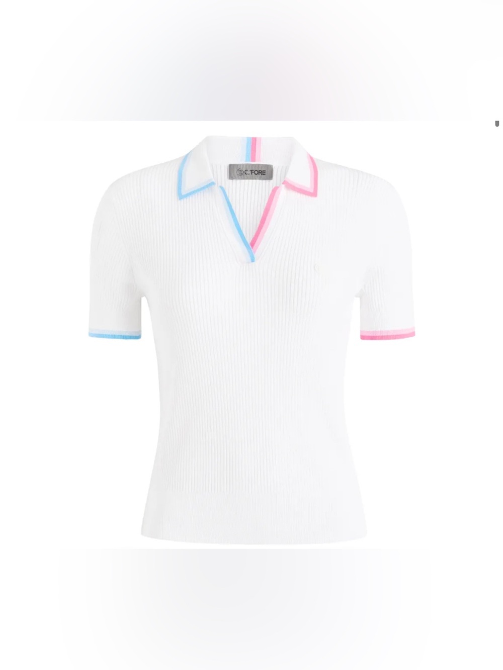 G/FORE Women's Johnny Collar Cotton Blend Rib Polo